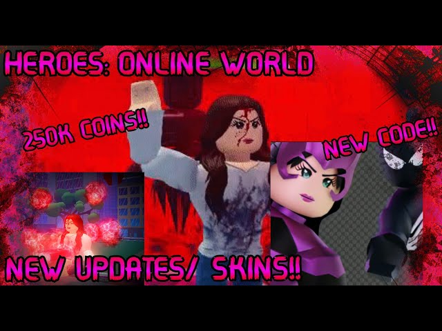 ALL NEW *SECRET* CODES in HEROES ONLINE WORLD CODES! (Roblox
