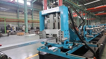 NTK-CZ-400A CZ Purlin Roll Forming Machine Testing