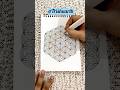 1 hour art in 15secs? #art #3dart #mandalaart #trishuarth #shorts #creativeart #trending