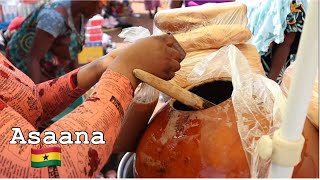 Making Ghana’s most Strangest Drink but Enjoyable || Asaana drink from Maize