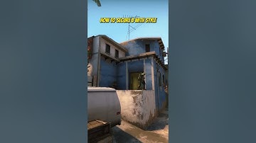 HOW TO SECURE B WITH STYLE ON MIRAGE #shorts #csgo