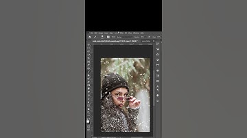 Snow Effect in Photoshop #photoshoptutorial #shorts