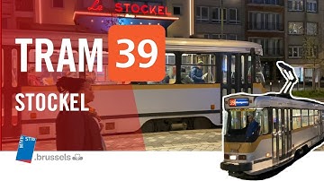 Tram 39 by night | Brussels | STIB MIVB