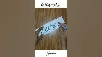 Kavya.. Name Calligraphy... #Calligraphy #Shorts