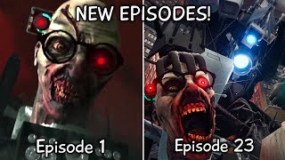 Skibidi Toilet Zombie Universe 1 - 23 All Episodes (60 FPS REMASTERED) Upgraded Titans (Episode 29?)