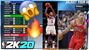 NBA 2K20 (FAREWELL HIGHLIGHT TAPE) D ROSE BUILD