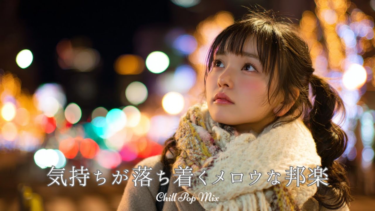 【邦楽 playlist】夜に聴きたい♪気持ちが落ち着くメロウなチルポップ｜女性ボーカル｜チルタイム／リラックス／ストレス解消／作業用BGM
