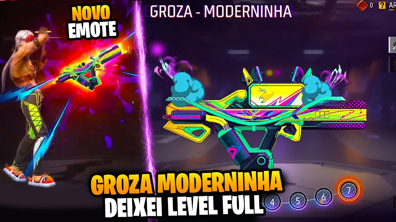 Conheça a GROZA Moderninha: A Nova Arma Evolutiva do Free Fire