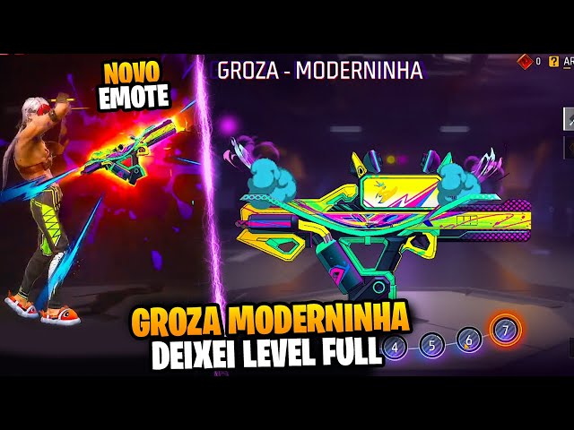 CODIGUIN FF: código Free Fire com a evolutiva GROZA Moderninha