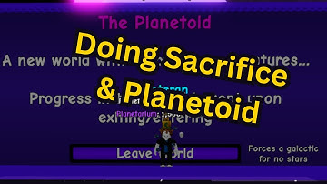 Doing Sacrifice and Unlocking The Planetoid - Grass Cutting Incremental - Roblox