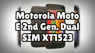 Photos of the Motorola Moto E 2nd Gen. Dual SIM XT1523