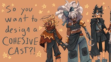 How to design a cast of character || My tips & tricks (+ suffering)