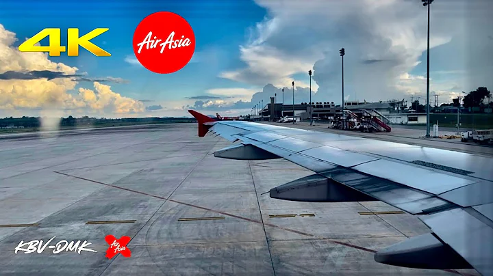 AirAsia a320-200 Full Takeoff and Landing Krabi(KBV) - Bangkok Don Mueang (DMK)