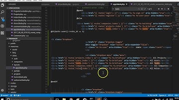 Laravel 5.5 tutorial   55   how to setup role menu