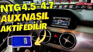 Mercedes-Benz W212 X204 Ntg4.5 - Ntg4.7 Aux Nasıl Aktif Edilir?