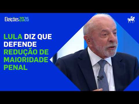 President Lula says he is in favor of lowering the age of criminal responsibility in cases of hei...
