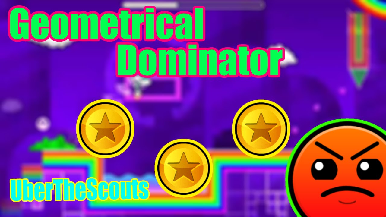 Geometry Dash - Geometrical Dominator 100% + All Secret Coins - YouTube
