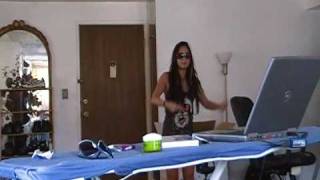 Cat Chan singing Subway's five dollar footlong jingle.