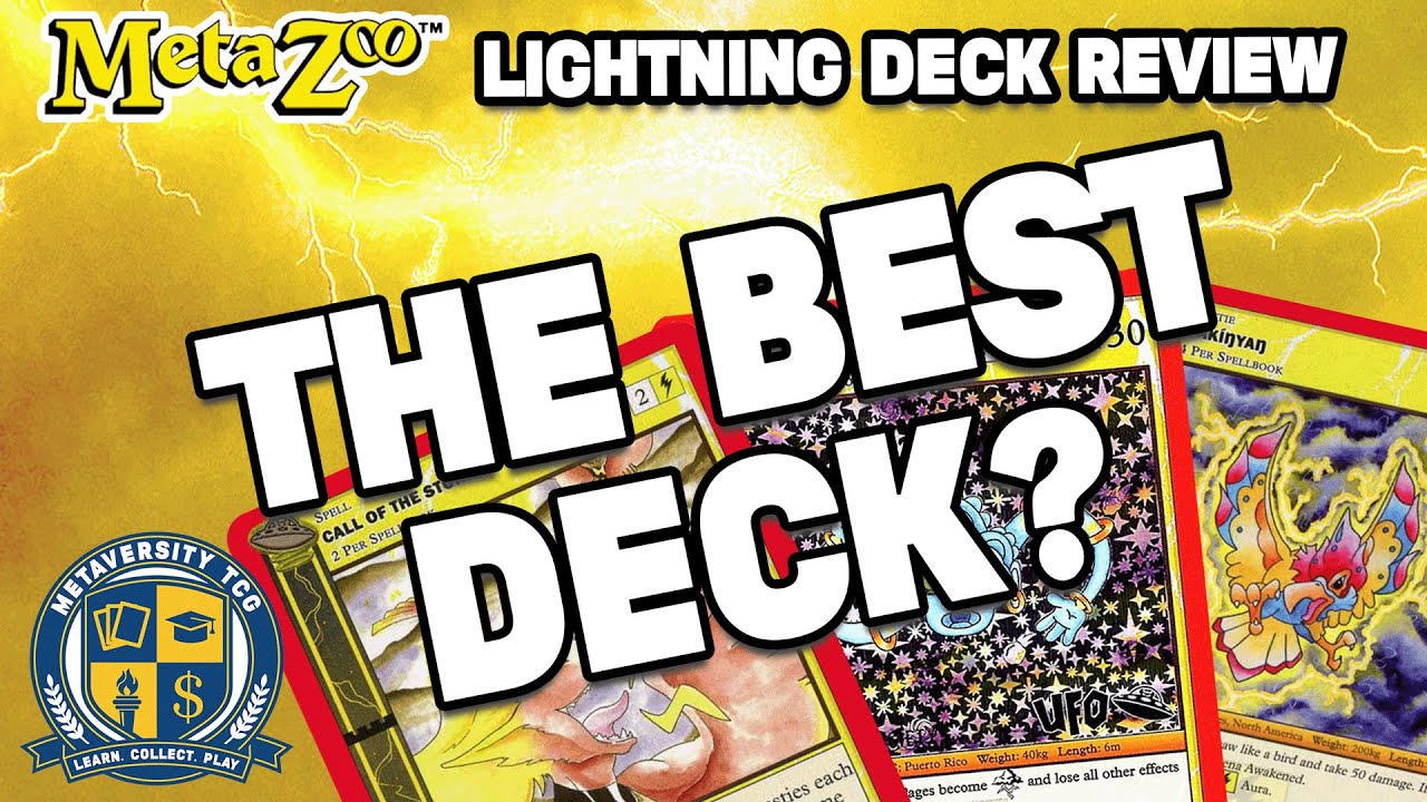 Is Lightning Still Good in UFO?! Metazoo Tournament Winning Decklist - 2nd Place Deck Review