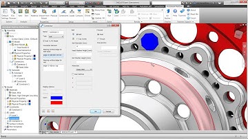 Autodesk Nastran In-CAD - Bolt Connection Analysis