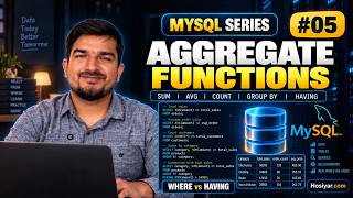 SQL #05 — GROUP BY, HAVING, SUM, COUNT, AVG — Aggregate Functions Explained