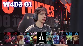 100 vs C9 | Week 4 Day 2 S14 LCS Spring 2024 | 100 Thieves vs Cloud 9 W4D2 Full Game