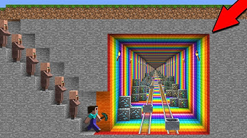 HOW NOOB FOUND THIS RAINBOW MINE?! Minecraft - NOOB vs PRO