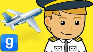 EXPLOSIVE CRASH LANDING!! - Gmod Planes Mod (Garry's Mod)