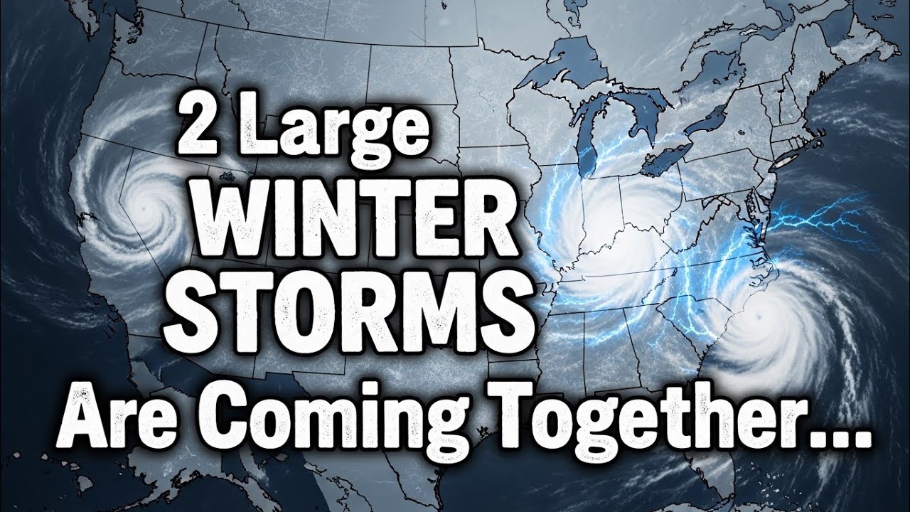 2 Large WINTER STORMS Are Coming Together..#MarchStorms #SevereWeather ...