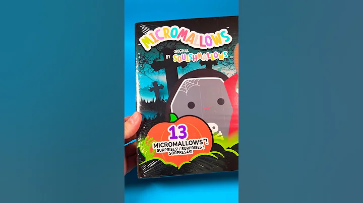 Squishmallows Micromallows Halloween Countdown Cute Plushies 🎃 ASMR Toy Unboxing 🎧 Funny Toy Review