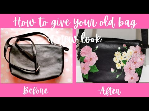 HOW TO MODIFY YOUR OLD BAG AND GIVE IT A NEW LOOK - YouTube