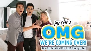 Mystical Glam Living Room/Office Makeover for Manny MUA