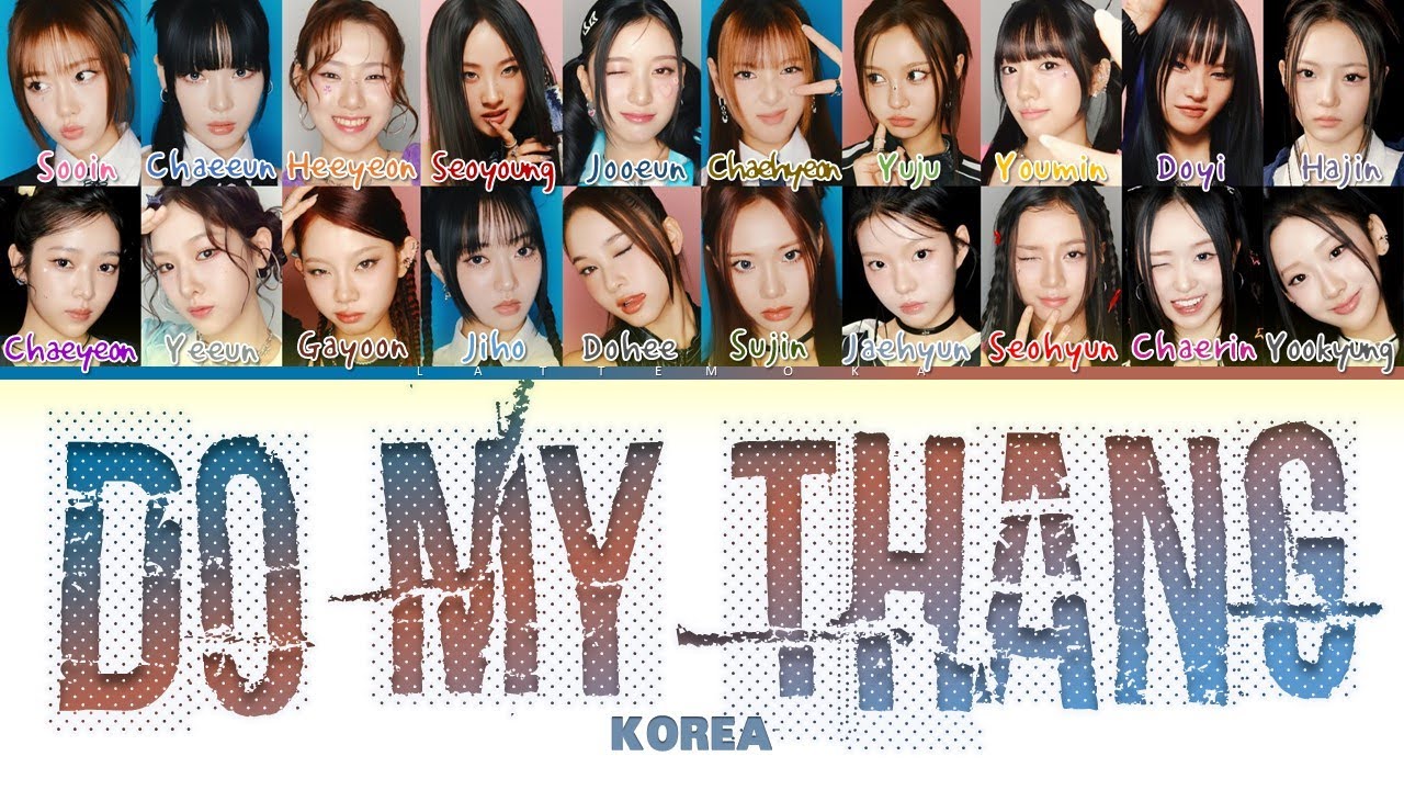 [HIP HOP PRINCESS] Track #1 "Do my thang (Princess Ver.)" Color coded lyrics