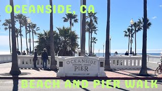 Oceanside California Beach and Pier Walk