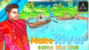 How to Make a River Animation in Prisma3D || Simple River Same like Hindi Kahaniya
