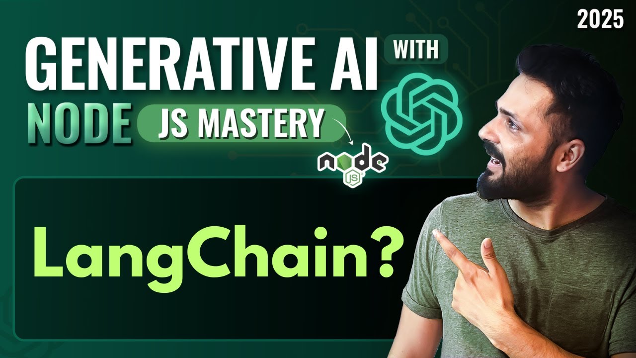 Generative AI with Node JS in Hindi #35 | What is LangChain ...