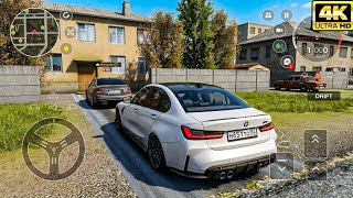 BMW M3 CS & Mercedes C63 AMG | Realistic City Driving | Traffic Racer Open World | 4K ULTRA GRAPHICS screenshot 1