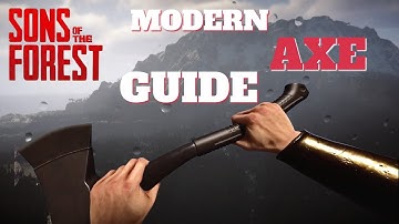 Sons of The Forest | How to Get the Modern Axe - Easy Method