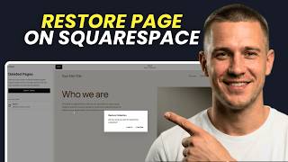 How to Restore Page on Squarespace
