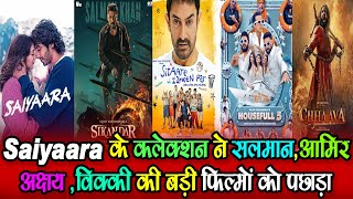 Saiyaara के कलेक्शन ने सलमान,आमिर ,अक्षय ,विक्की की बड़ी फिल्मों को पछाड़ा #indianactor #saiyaara @LovelyMoviesDelhi