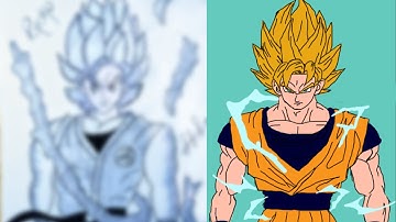 How To Draw Goku  || Step by step easy drawing ideas for beginners