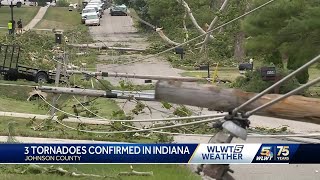 'It was pretty terrifying': Tornadoes rip through Indiana, damaging 75 homes