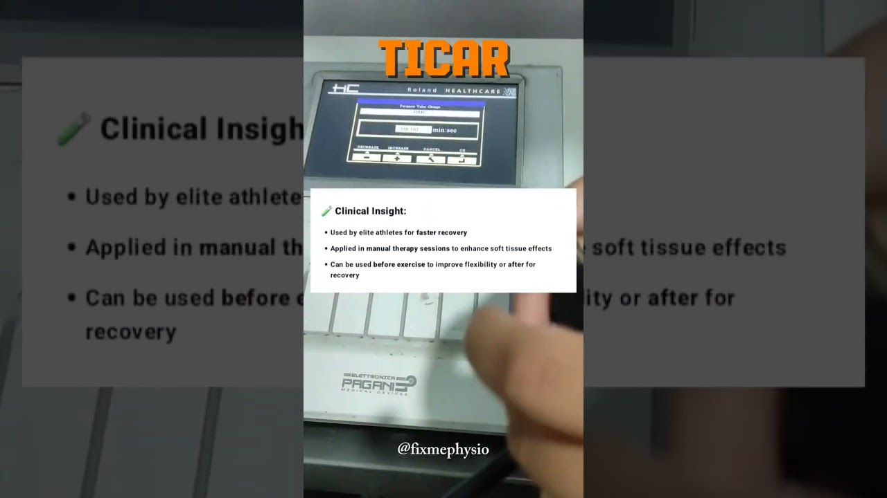 TICAR in Electrotherapy – Game Changer for Pain & Recovery! 