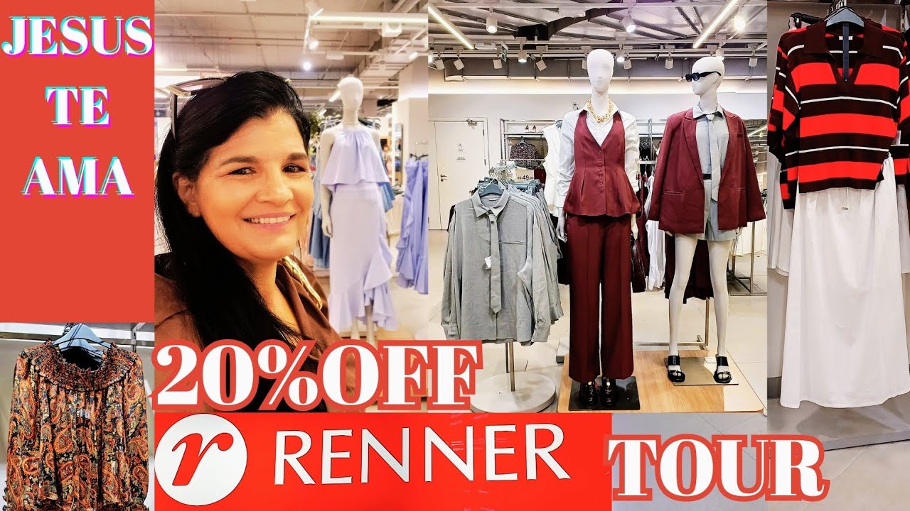 TOUR NA RENNER 20%OFF NAS COMPRAS ACIMA DE 199 /MUITAS NOVIDADES PARA VOCÊS #tour #renner 