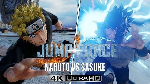 naruto vs sasuke fight jump force