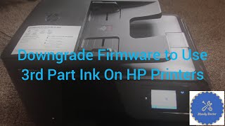 Downgrade HP printer firmware to use compatible/3rd party ink cartridges, non HP chip detected