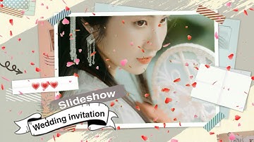 How to create wedding invitation photo slideshow with kinemaster || Kinemaster Editing Tutorial