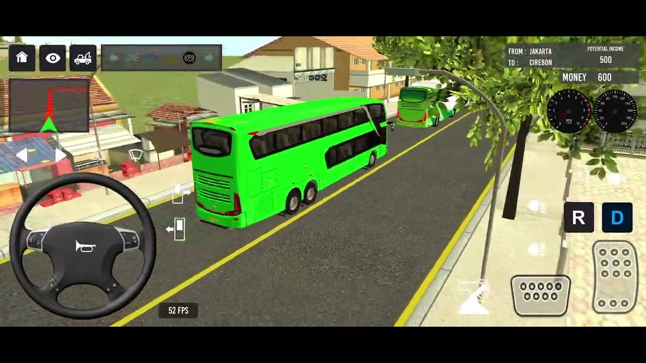 😍BUS SIMULATOR INDONESIA || Bus🚌 Driving 👮 City euro Coach bus simulator 🔥-Android Gameplay Bus 2024