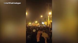 راهپیمایی در سوسنگرد در پنجمین شب اعتراض به بی‌آبی در خوزستان