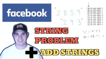 FACEBOOK CODING QUESTION - ADD STRINGS (LEETCODE)